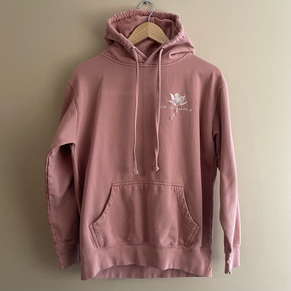 Shawn Mendez "Lost In Japan" Tour Merch Sweatshirt Women Size Medium‎ Dusty Rose